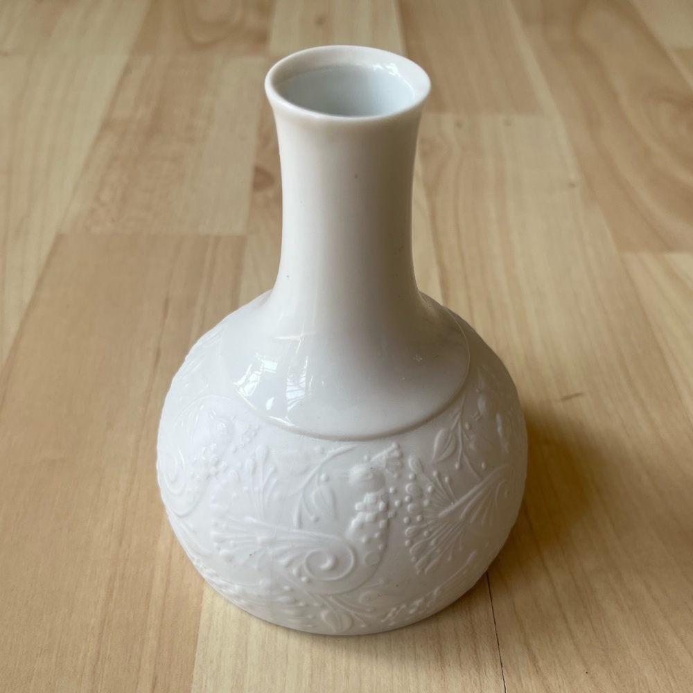Vintage Rosenthal Studio-Line Bjorn Wiinblad White Vase
